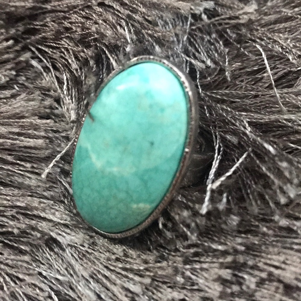 Turquoise Statement Ring - image 1